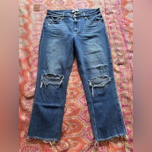 Paige Noella cropped denim jeans